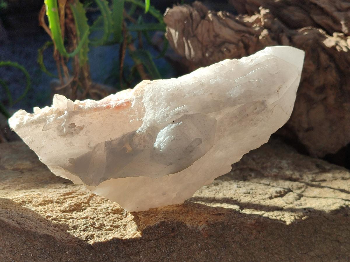 Natural Cascading "Anananas" Candle Quartz Crystals x 2 From Antsirabe, Madagascar - Toprock Gemstones and Minerals 