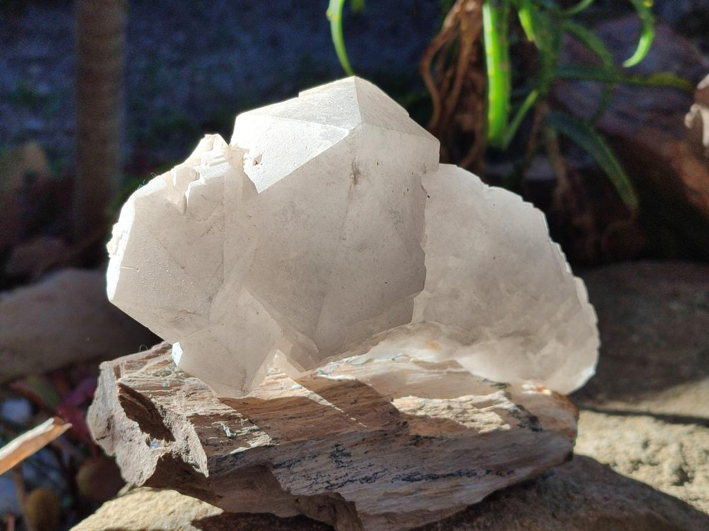 Natural Cascading "Anananas" Candle Quartz Crystals x 2 From Antsirabe, Madagascar - Toprock Gemstones and Minerals 