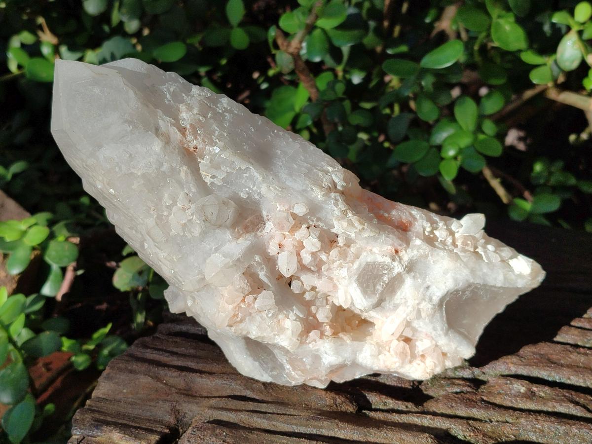 Natural Cascading "Anananas" Candle Quartz Crystals x 2 From Antsirabe, Madagascar - Toprock Gemstones and Minerals 