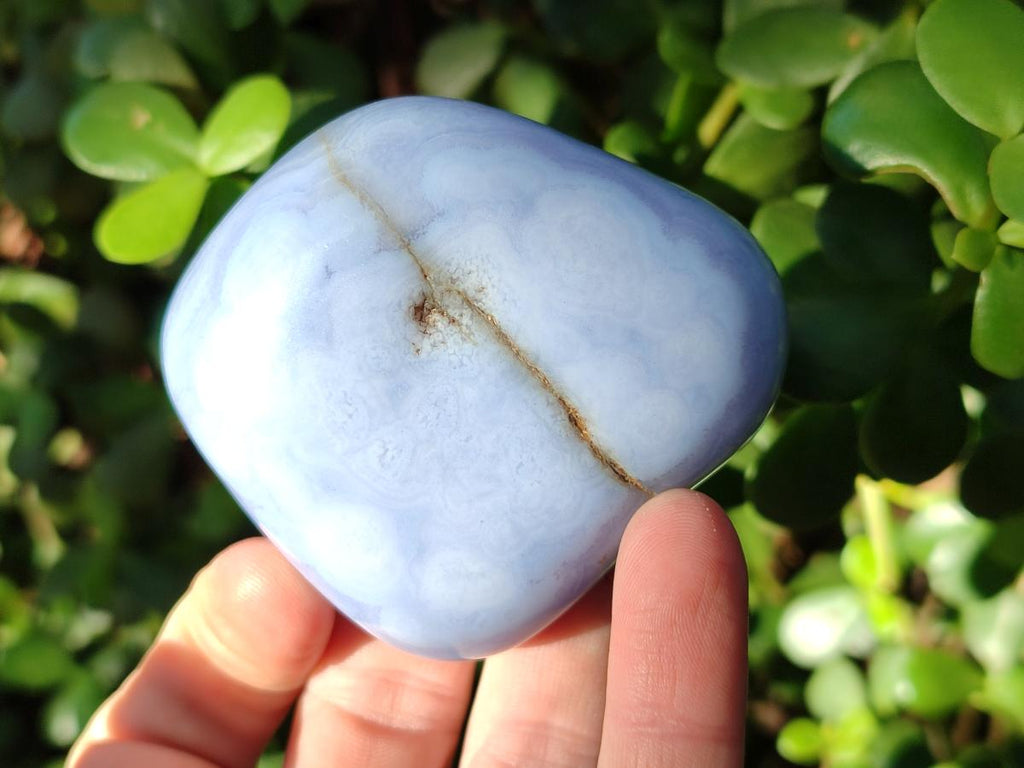 Polished Blue Lace Agate Free Forms x 6 From Nsanje, Malawi - Toprock Gemstones and Minerals 