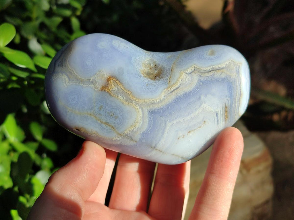 Polished Blue Lace Agate Free Forms x 6 From Nsanje, Malawi - Toprock Gemstones and Minerals 
