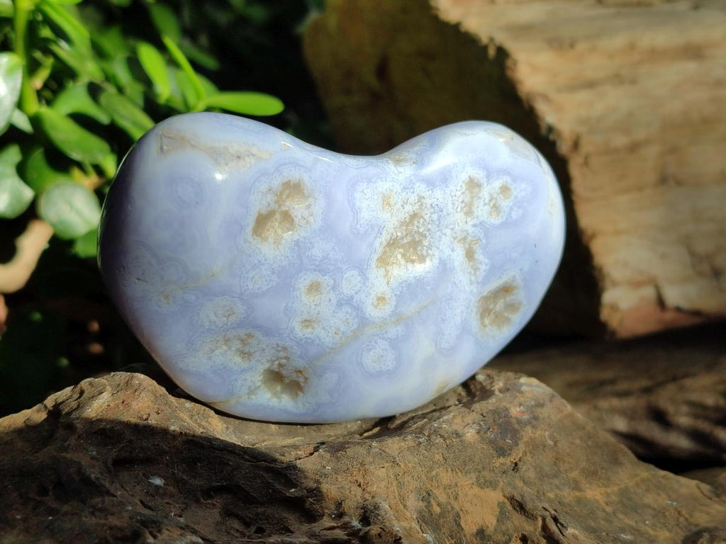 Polished Blue Lace Agate Free Forms x 6 From Nsanje, Malawi - Toprock Gemstones and Minerals 