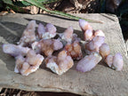 Natural Spirit Ametrine Clusters x 12 From Boekenhouthoek, South Africa - Toprock Gemstones and Minerals 