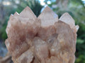 Natural Cascading White Phantom Smokey Luena Quartz Clusters x 2 From Luena, Congo - Toprock Gemstones and Minerals 