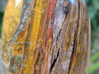 Polished Golden Tigers Eye Standing Display Pieces x 3 From Prieska, South Africa - Toprock Gemstones and Minerals 