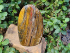 Polished Golden Tigers Eye Standing Display Pieces x 3 From Prieska, South Africa - Toprock Gemstones and Minerals 