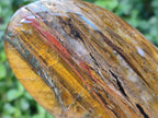 Polished Golden Tigers Eye Standing Display Pieces x 3 From Prieska, South Africa - Toprock Gemstones and Minerals 