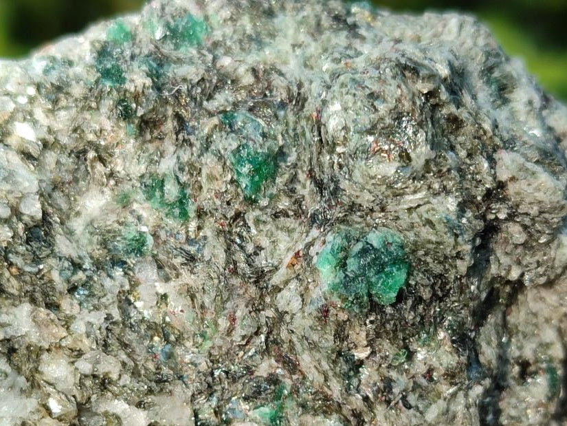 Natural Emerald Mica 'Mutokolite' Cobbed Specimens x 6 From Mutoko, Zimbabwe - Toprock Gemstones and Minerals 