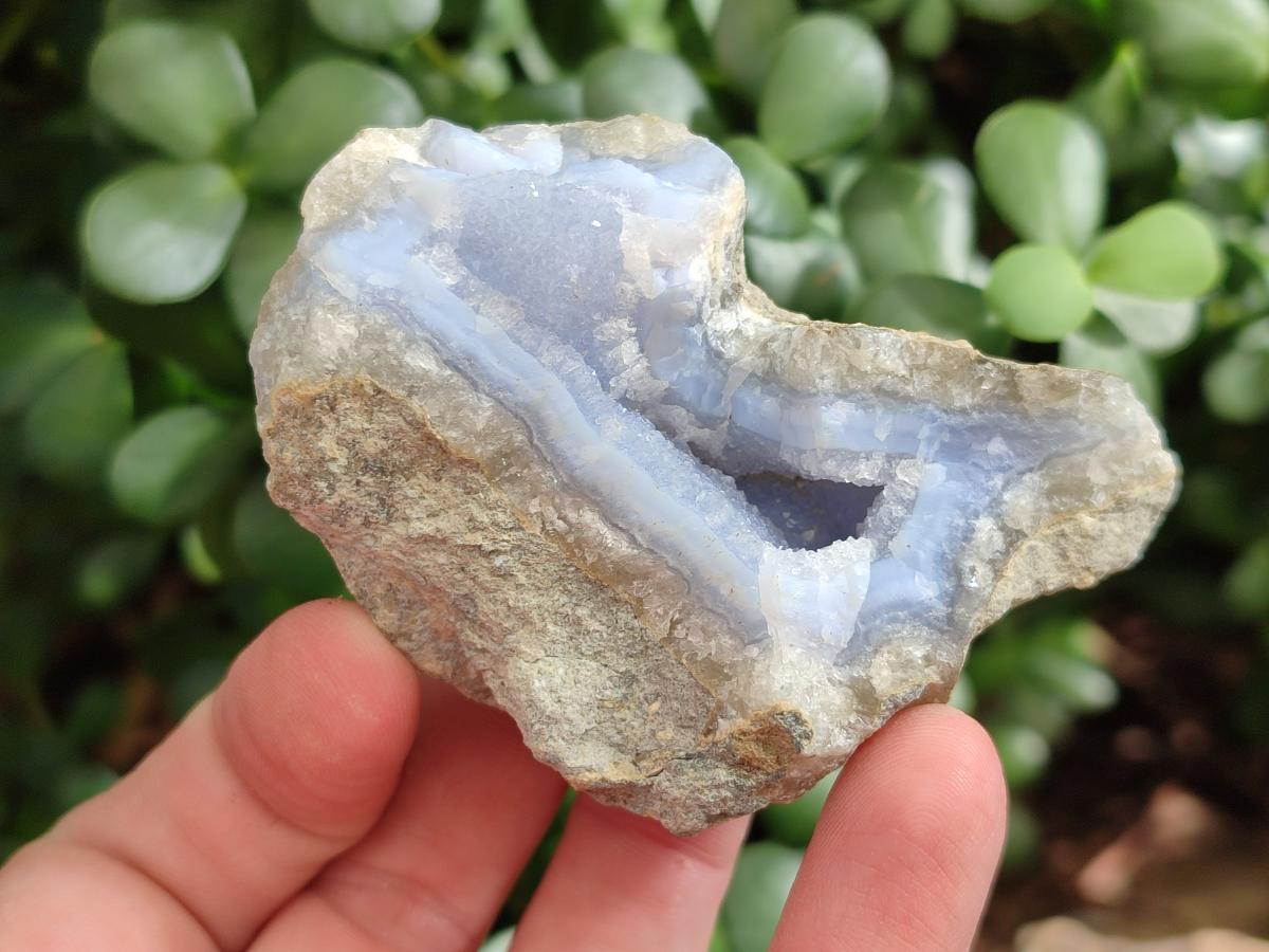 Natural Blue Lace Agate Specimens x 24 From Nsanje, Malawi - Toprock Gemstones and Minerals 