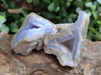 Natural Blue Lace Agate Specimens x 24 From Nsanje, Malawi - Toprock Gemstones and Minerals 