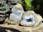 Natural Blue Lace Agate Specimens x 24 From Nsanje, Malawi - Toprock Gemstones and Minerals 