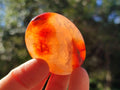 Polished Carnelian Agate Gemstone Galets x 35 From Madagascar - Toprock Gemstones and Minerals 