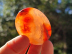 Polished Carnelian Agate Gemstone Galets x 35 From Madagascar - Toprock Gemstones and Minerals 