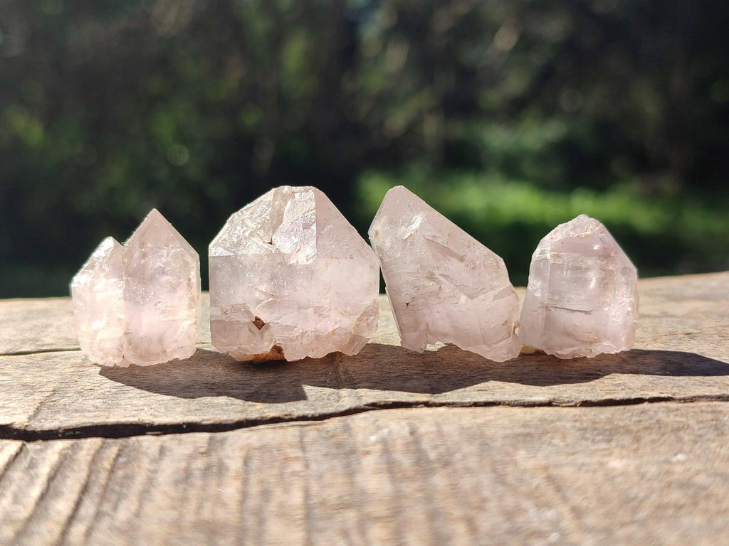 Natural Window Amethyst Crystals x 70 From Chiredzi, Zimbabwe - Toprock Gemstones and Minerals 