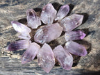 Natural Window Amethyst Crystals x 70 From Chiredzi, Zimbabwe - Toprock Gemstones and Minerals 