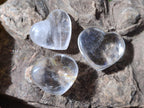 Polished Girasol Pearl Quartz Hearts x 35 From Ambatondrazaka, Madagascar - Toprock Gemstones and Minerals 