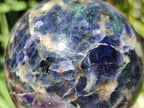 Polished Blue Iolite "Water Sapphire" Spheres x 2 From Madagascar - Toprock Gemstones and Minerals 