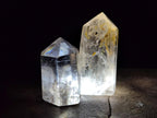 Polished Large Clear Smokey Quartz Display Crystals x 2 From Madagascar - Toprock Gemstones and Minerals 