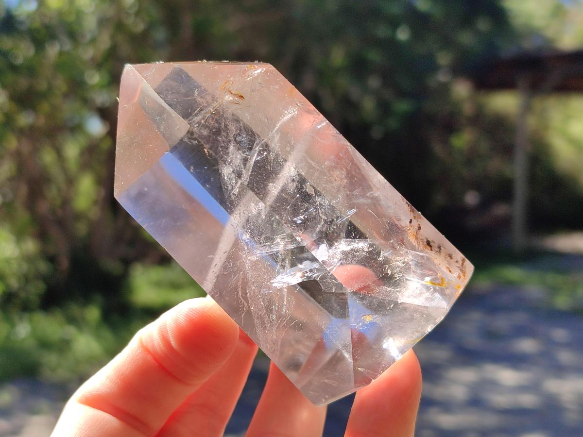 Polished Large Clear Smokey Quartz Display Crystals x 2 From Madagascar - Toprock Gemstones and Minerals 