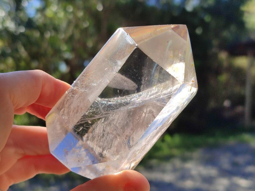Polished Large Clear Smokey Quartz Display Crystals x 2 From Madagascar - Toprock Gemstones and Minerals 