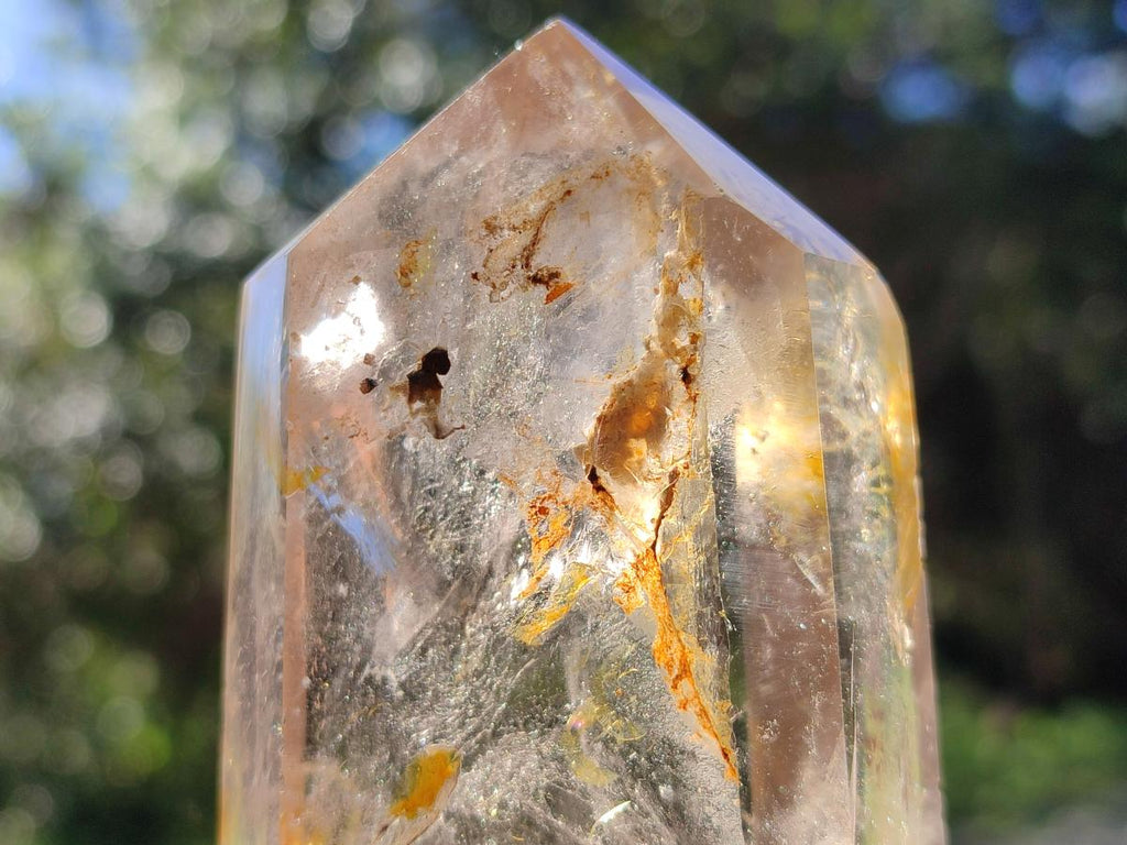 Polished Large Clear Smokey Quartz Display Crystals x 2 From Madagascar - Toprock Gemstones and Minerals 