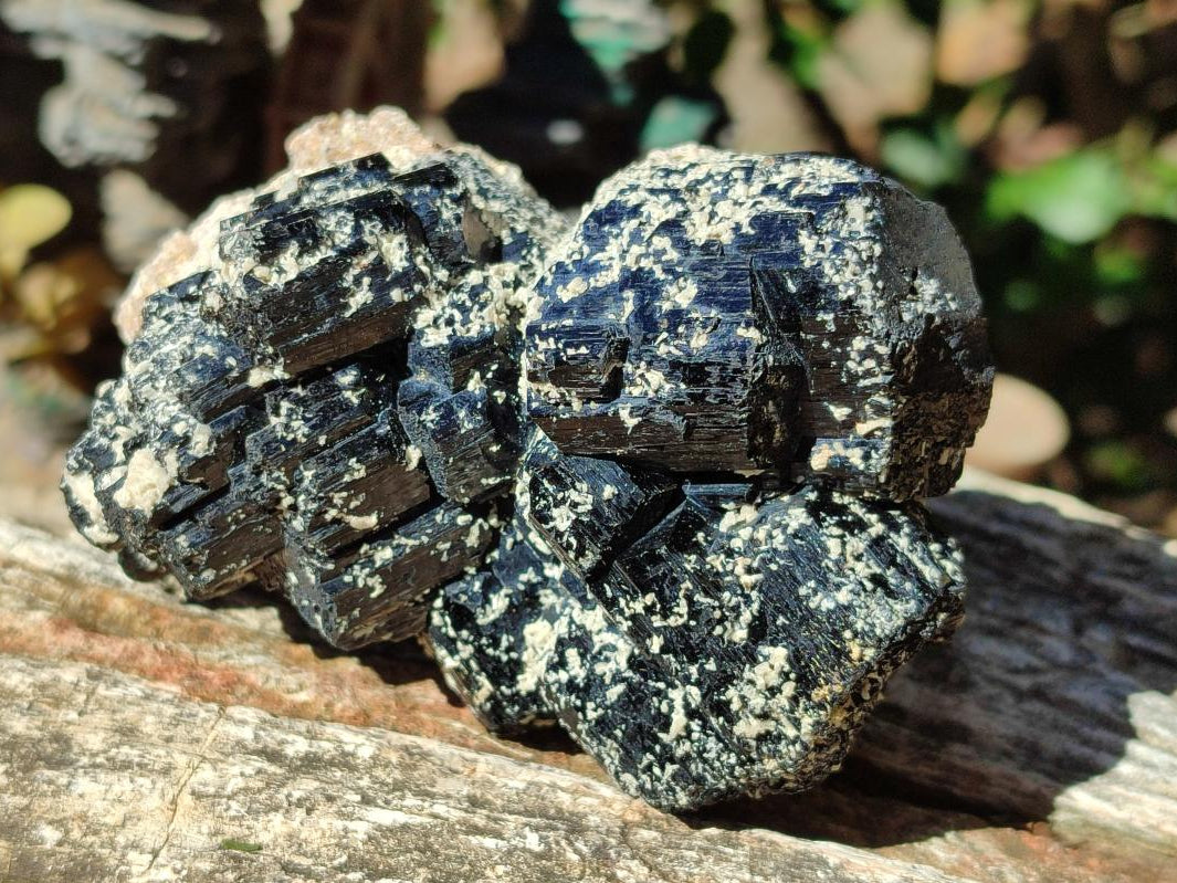 Natural Smokey Quartz and Black Tourmaline Specimens x 2 From Erongo, Namibia - Toprock Gemstones and Minerals 