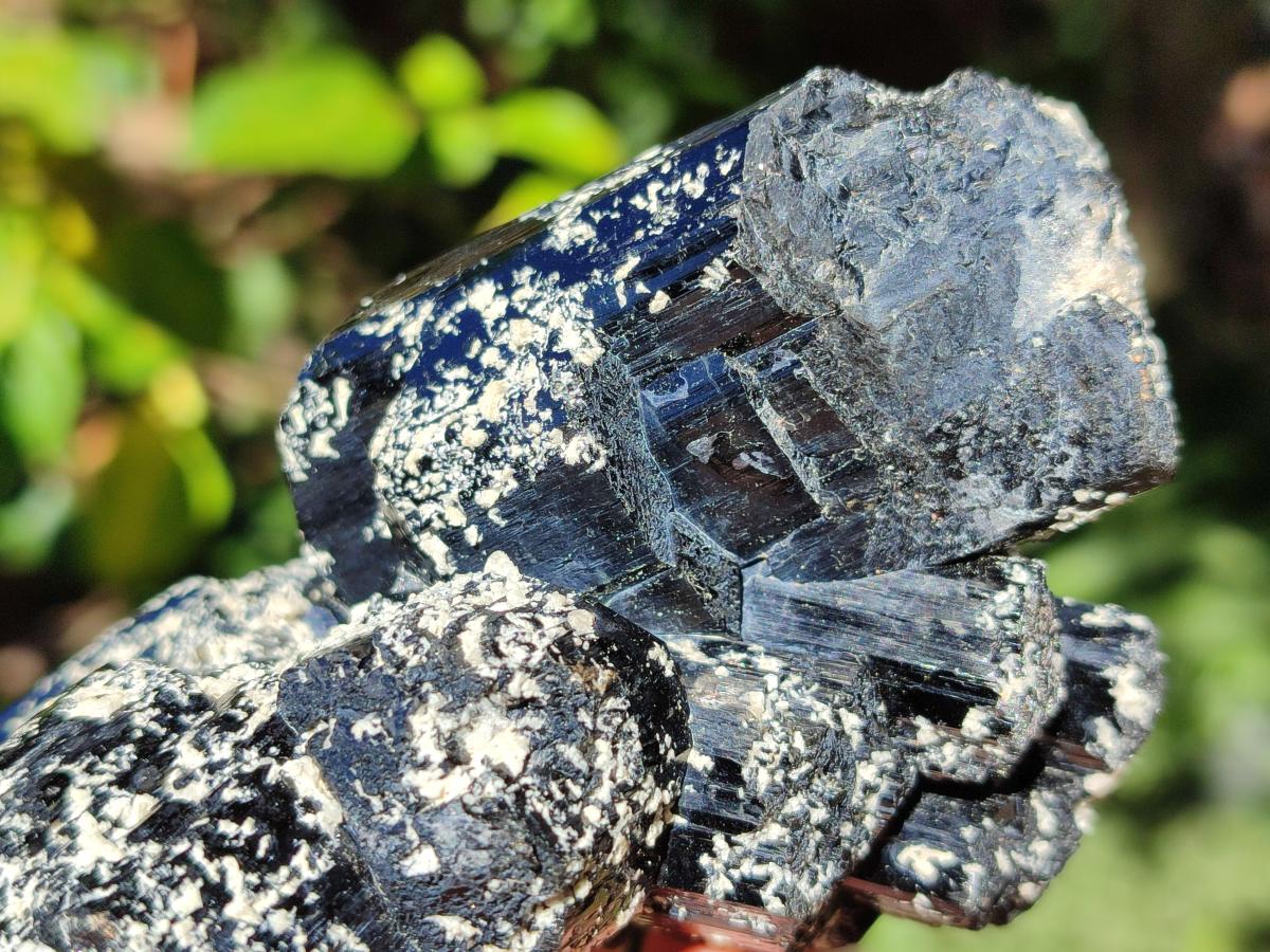 Natural Smokey Quartz and Black Tourmaline Specimens x 2 From Erongo, Namibia - Toprock Gemstones and Minerals 