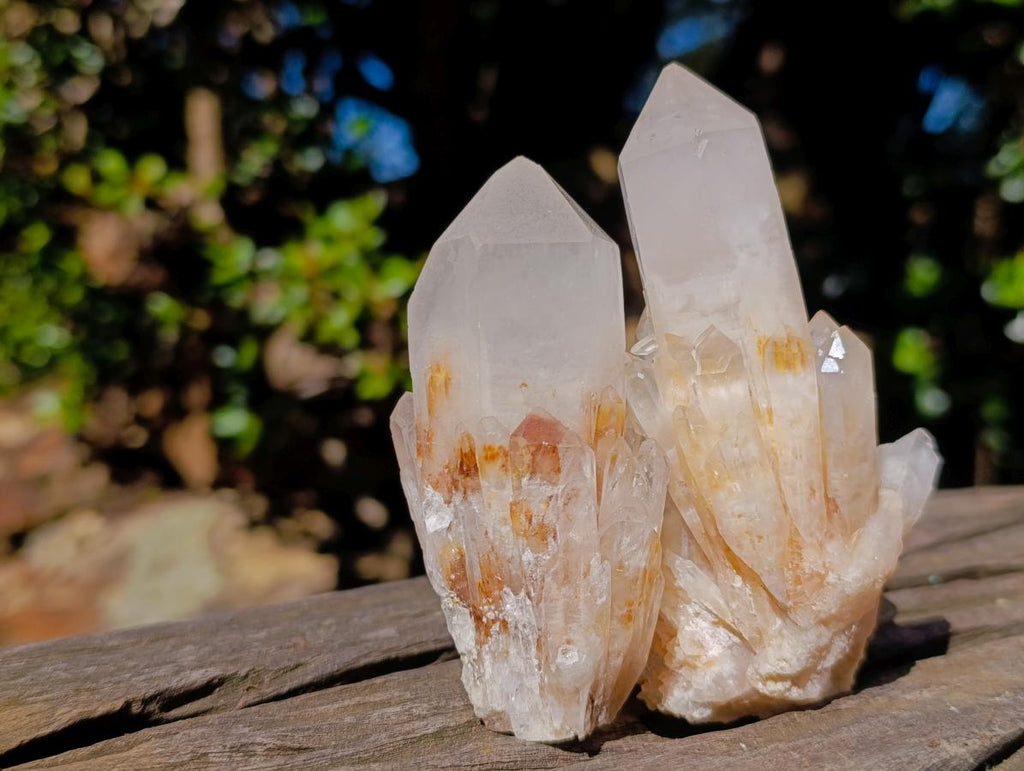 Natural Malagasy Quartz Crystal Clusters x 12 From Madagascar - Toprock Gemstones and Minerals 
