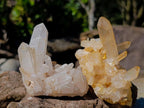 Natural Malagasy Quartz Crystal Clusters x 12 From Madagascar - Toprock Gemstones and Minerals 