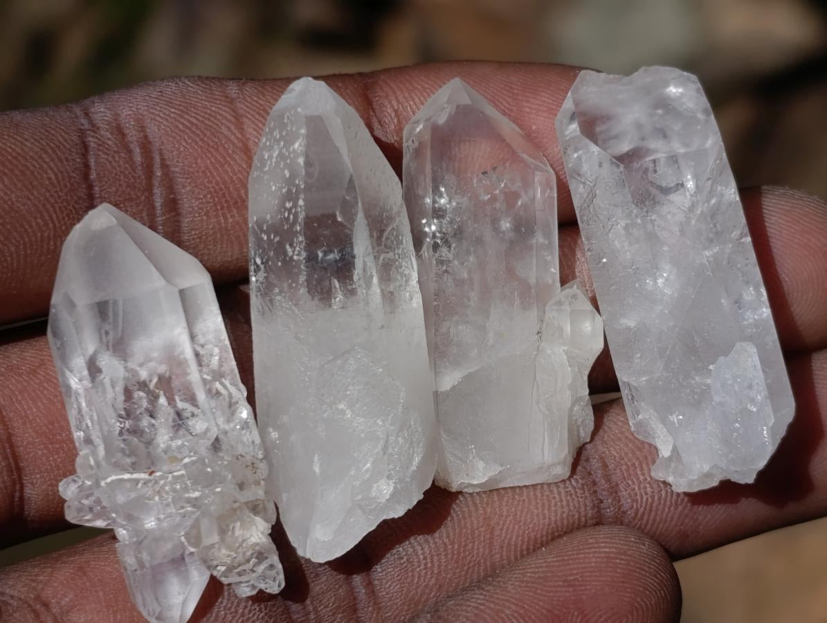 Natural Malagasy Quartz Crystals x 70 From Madagascar - Toprock Gemstones and Minerals 