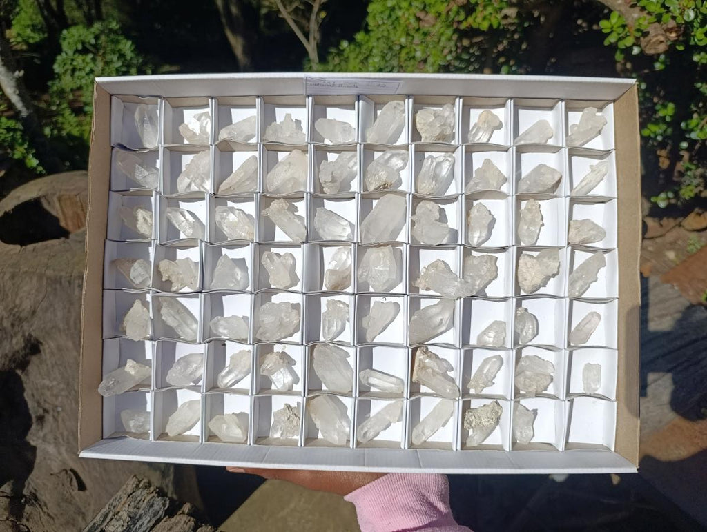Natural Malagasy Quartz Crystals x 70 From Madagascar - Toprock Gemstones and Minerals 