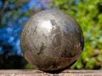 Polished Large Basalt Pharaoh Stone Sphere x 1 From Iron Duke Mine, Zimbabwe - Toprock Gemstones and Minerals 