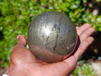 Polished Large Basalt Pharaoh Stone Sphere x 1 From Iron Duke Mine, Zimbabwe - Toprock Gemstones and Minerals 