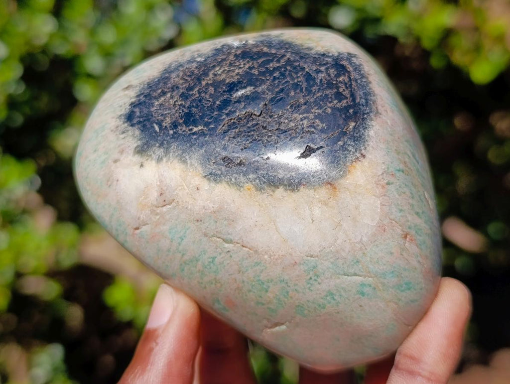 Polished Amazonite Standing Display Pieces x 6 From Madagascar - Toprock Gemstones and Minerals 