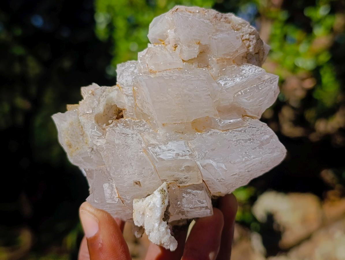 Natural Rhombohedral Calcite Crystals x 3 From Albert's Mountain, Lesotho - Toprock Gemstones and Minerals 