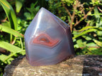 Polished Strawberry Agate Display Crystal Points x 3 From Mozambique - Toprock Gemstones and Minerals 