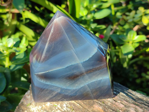 Polished Strawberry Agate Display Crystal Points x 3 From Mozambique - Toprock Gemstones and Minerals 