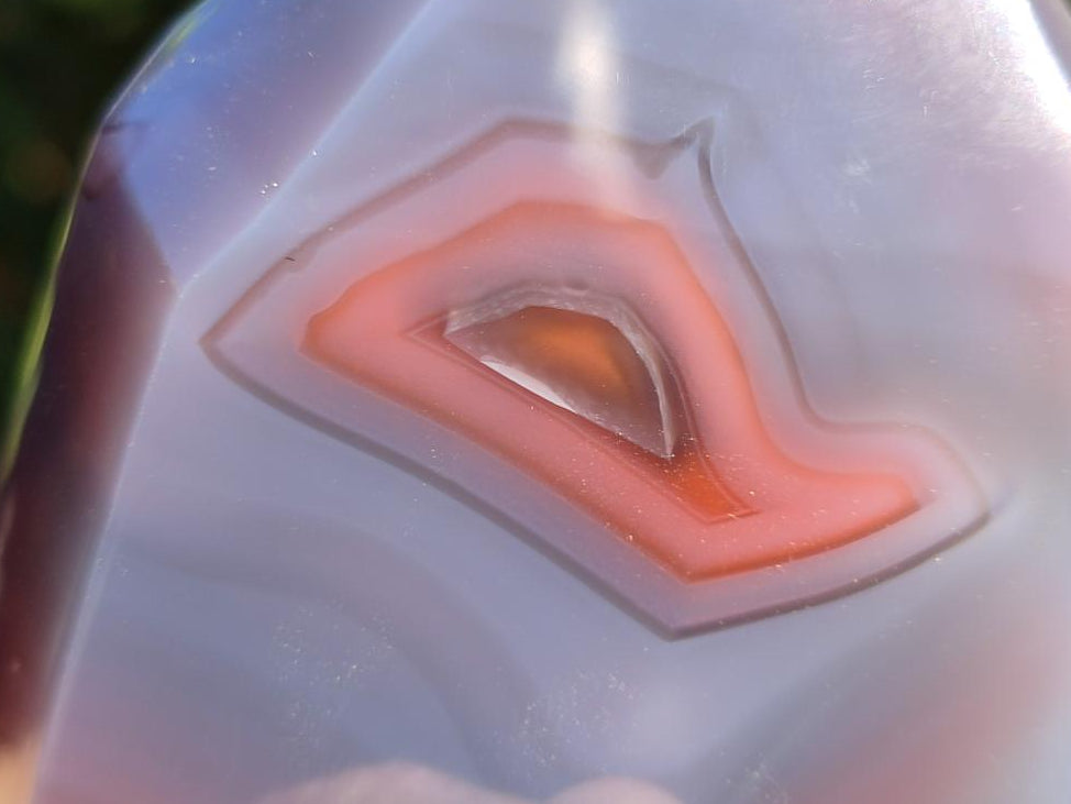 Polished Strawberry Agate Display Crystal Points x 3 From Mozambique - Toprock Gemstones and Minerals 