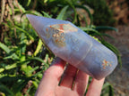 Polished Strawberry Agate Display Crystal Points x 3 From Mozambique - Toprock Gemstones and Minerals 