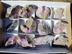 Natural Cobbed Stichtite Specimens x 12 From Barberton, South Africa - Toprock Gemstones and Minerals 