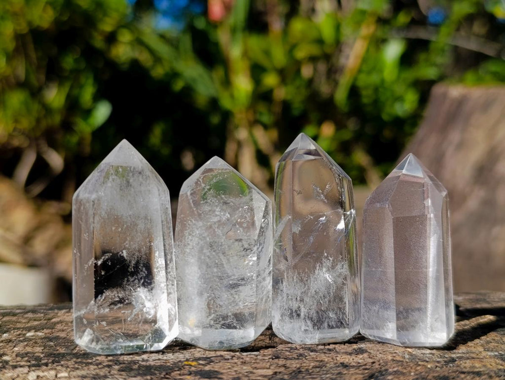 Polished Small Clear Quartz Display Crystals x 35 From Madagascar - Toprock Gemstones and Minerals 
