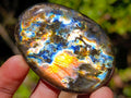 Polished Labradorite Palm Stones x 24 From Madagascar - Toprock Gemstones and Minerals 