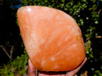 Polished Large Orange Twist Calcite Standing Display Piece x 1 From Maevantanana, Madagascar - Toprock Gemstones and Minerals 