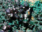 Natural Libethenite Crystals on Dolomite Matrix Specimens x 6 From Shituru, Congo - Toprock Gemstones and Minerals 