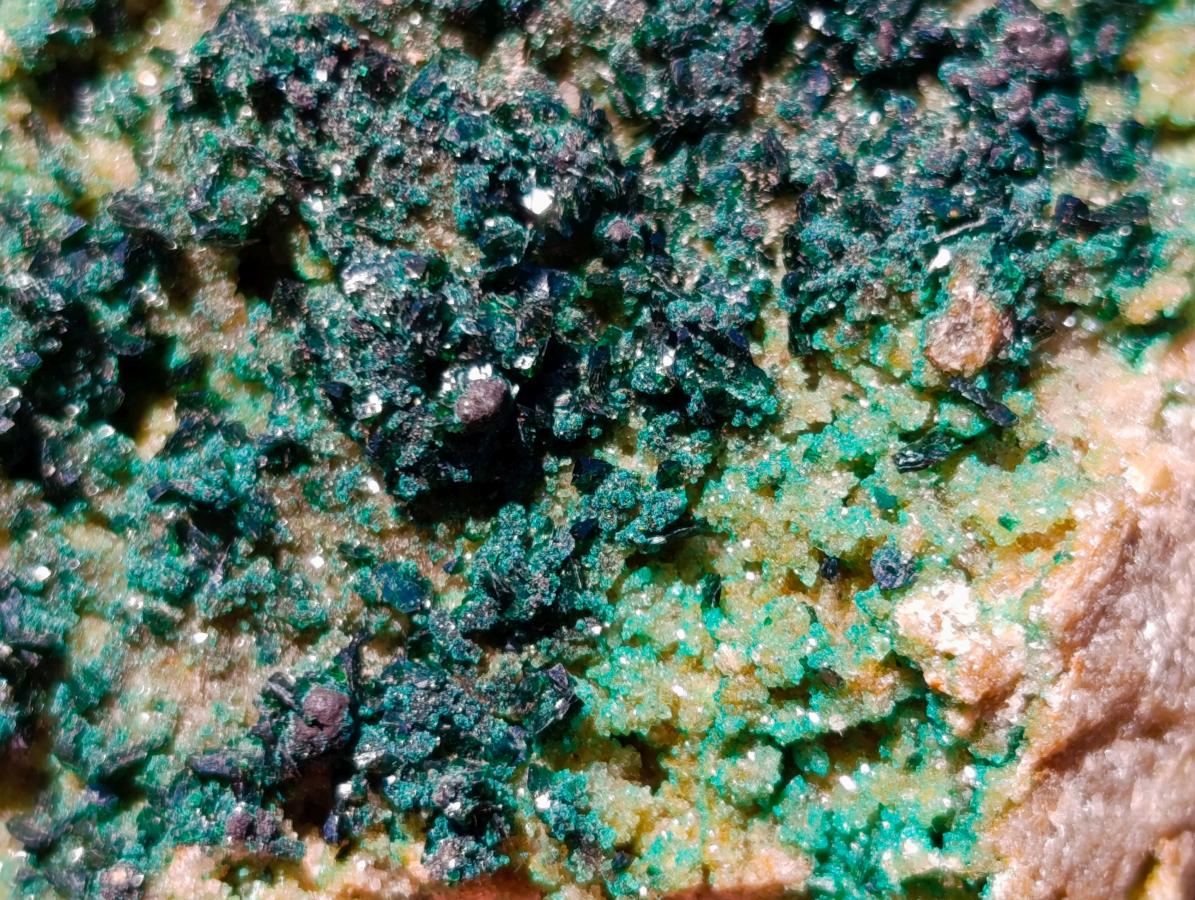 Natural Libethenite Crystals on Dolomite Matrix Specimens x 6 From Shituru, Congo - Toprock Gemstones and Minerals 