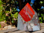 Polished Bloodstone Display Crystal Points x 2 From Swaziland - Toprock Gemstones and Minerals 