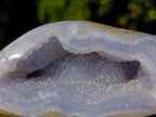 Polished Blue Lace Agate Standing Display Pieces x 4 From Nsanje, Malawi - Toprock Gemstones and Minerals 