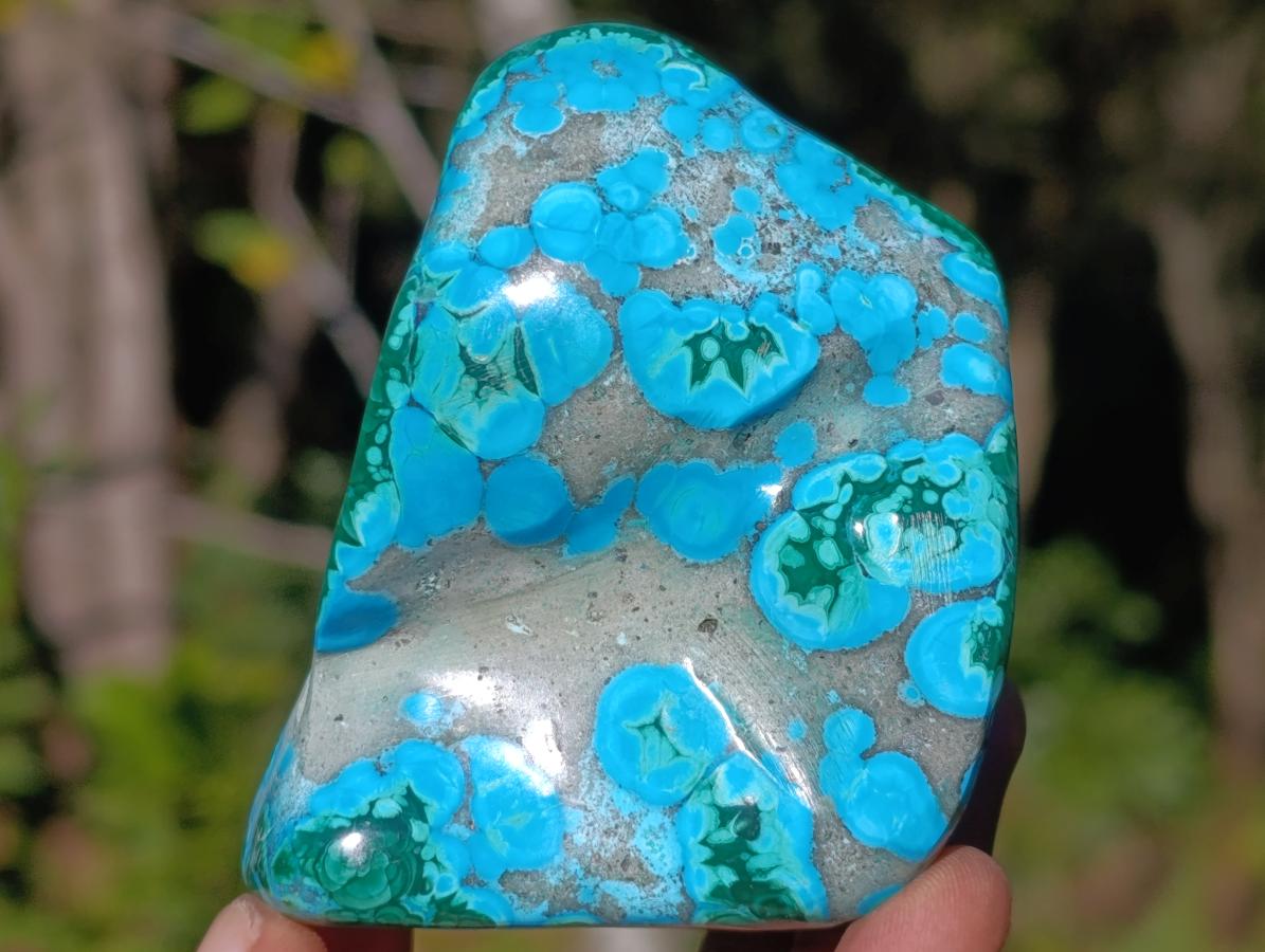 Polished Malacolla Free Forms x 4 From Kulukuluku, Congo - Toprock Gemstones and Minerals 