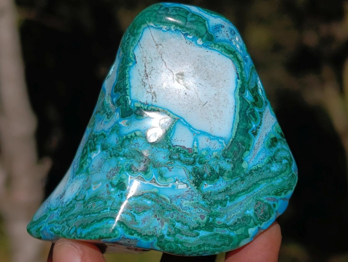 Polished Malacolla Free Forms x 4 From Kulukuluku, Congo - Toprock Gemstones and Minerals 