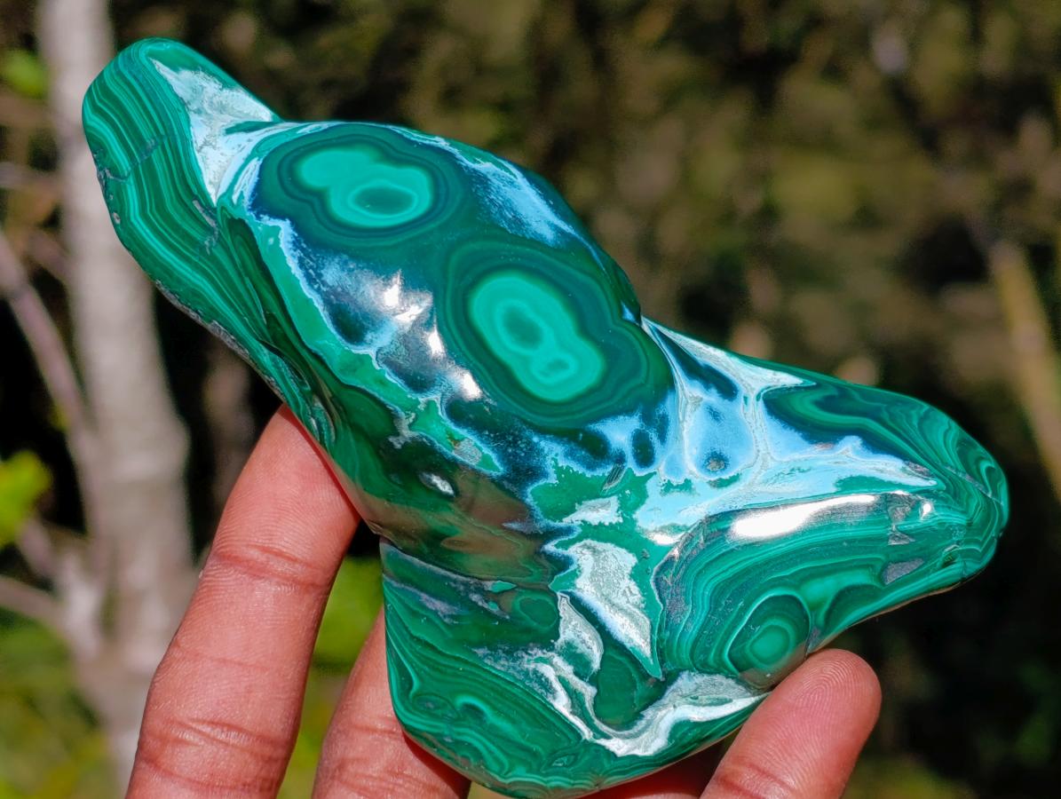 Polished Malacolla Free Forms x 4 From Kulukuluku, Congo - Toprock Gemstones and Minerals 